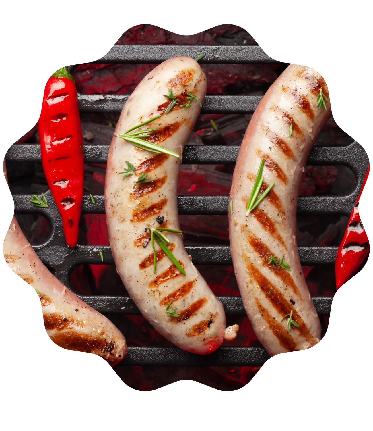 KBBQ Sausage - 6 Pack Linnks