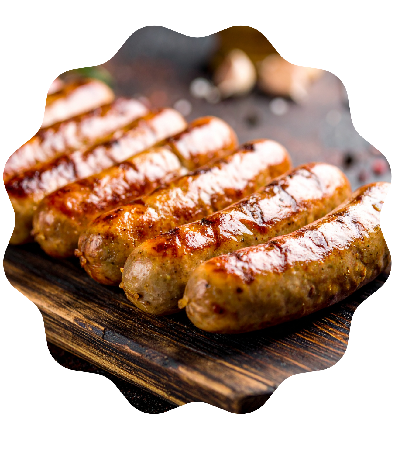 Mustard Bratwurst - 6 Pack Links