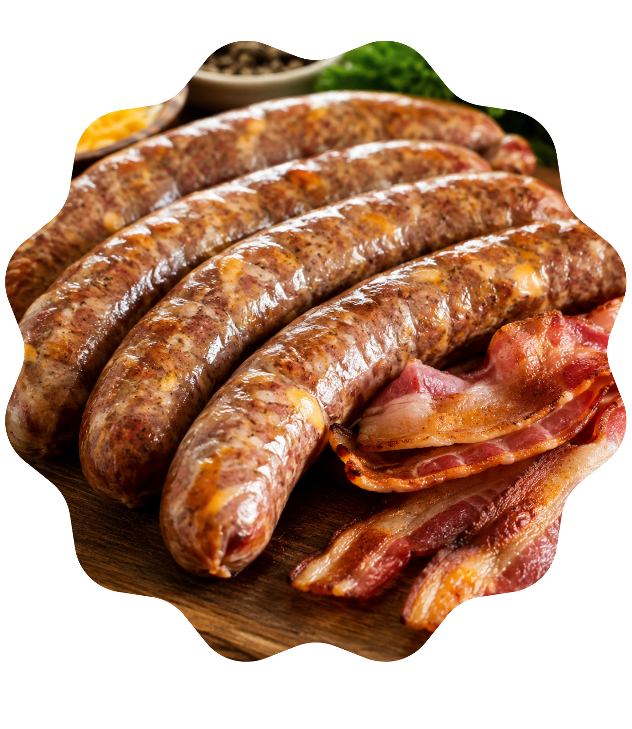 Bacon Cheeseburger with Muenster - 6 Pack Links